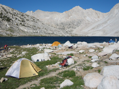 Lake Italy campsite