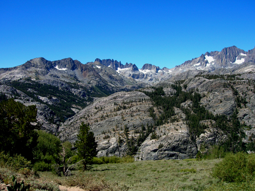 The Ritter Range from the High Trail