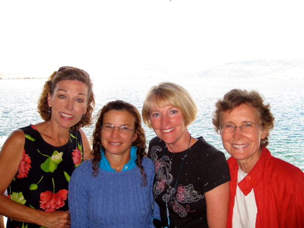 Patty Kert Dailey, Lise Buyer, Lynda Daniels, Ann Waters at Lakeside Lodge